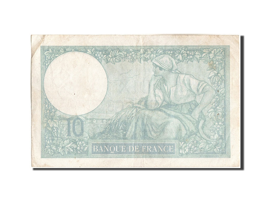 Geldschein, Frankreich, 10 Francs, 10 F 1916-1942 ''Minerve'', 1941, 1941-06-19