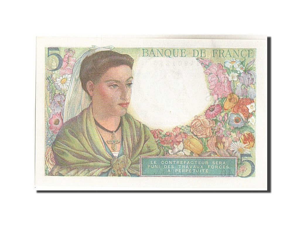 Banconote, Francia, 5 Francs, 5 F 1943-1947 ''Berger'', 1943, 1943-07-22, SPL