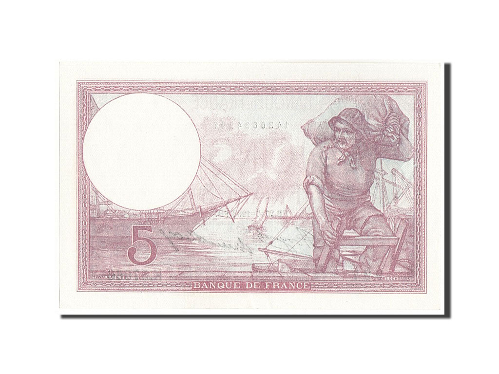 Banknote, France, 5 Francs, 5 F 1917-1940 ''Violet'', 1933, 1933-07-27