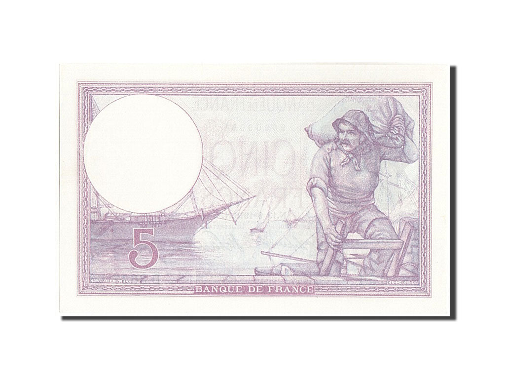 Billete, Francia, 5 Francs, 5 F 1917-1940 ''Violet'', 1918, 1918-09-13, SC+