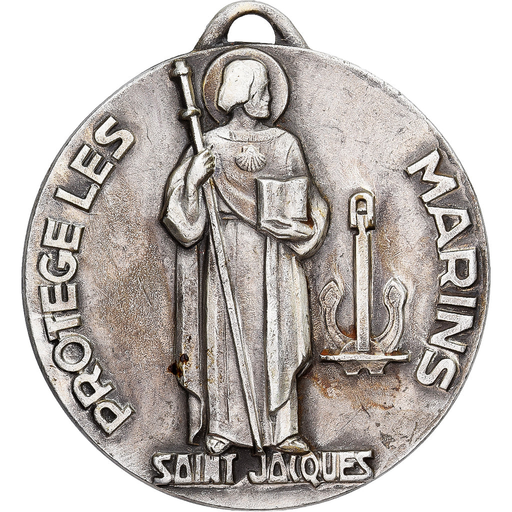 France, Medal, Saint Jacques Protège les Marins, Religions & beliefs, Drago