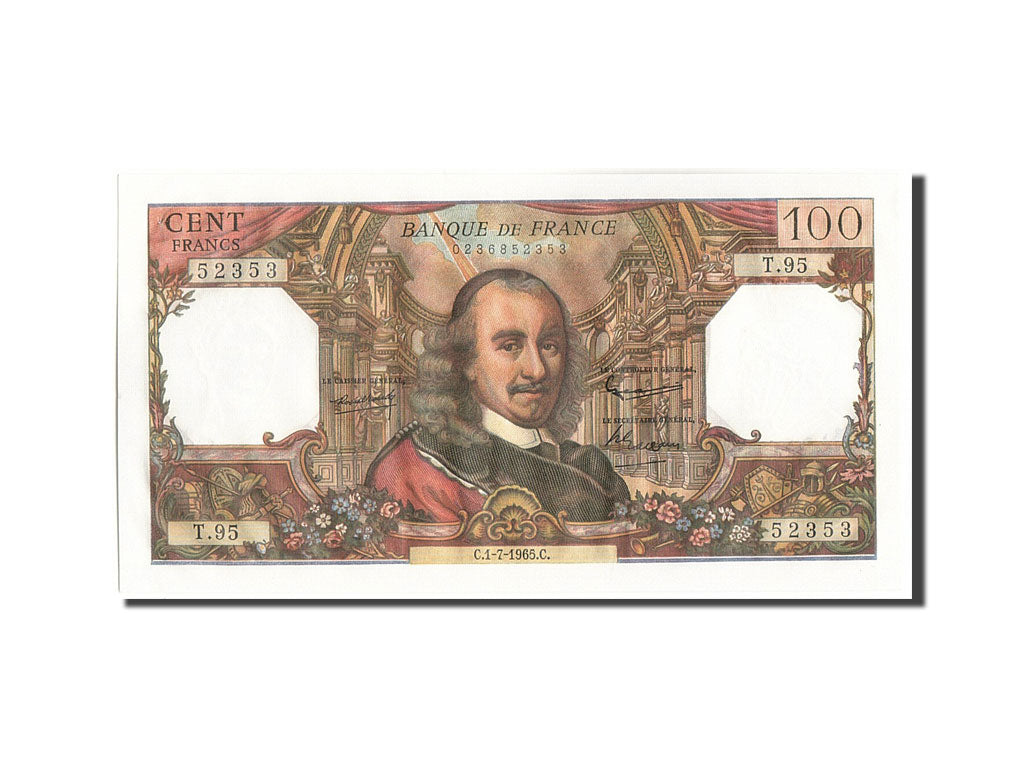 Banknote, France, 100 Francs, 100 F 1964-1979 ''Corneille'', 1965, 1965-07-01