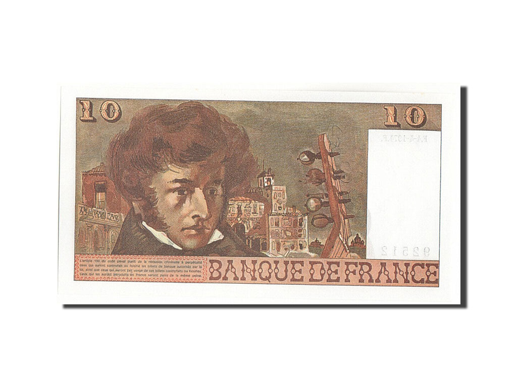 Banknot, Francja, 10 Francs, Berlioz, 1974, 1974-04-04, UNC(65-70)