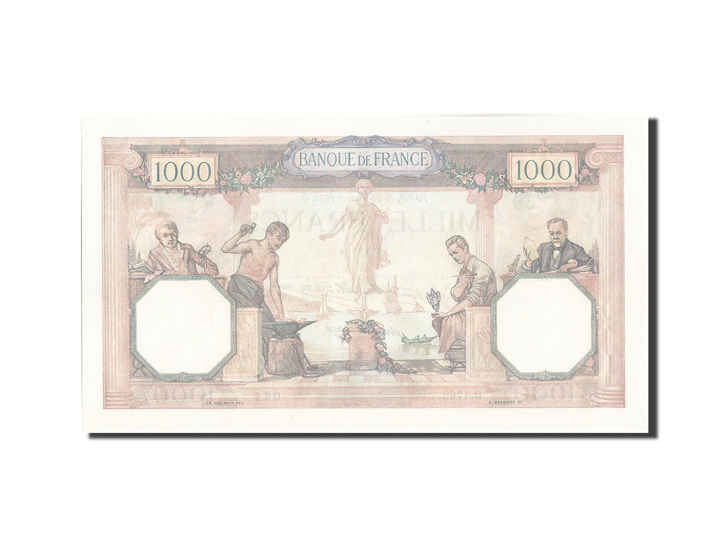 Billete, Francia, 1000 Francs, 1 000 F 1927-1940 ''Cérès et Mercure'', 1932