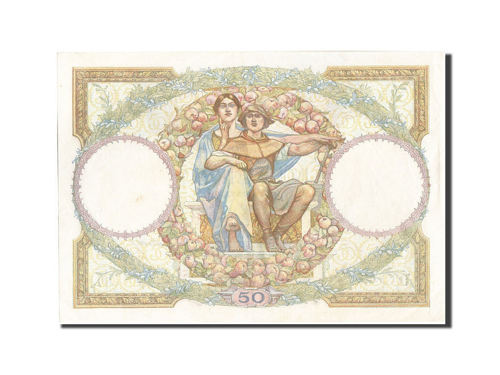 Banknot, Francja, 50 Francs, Luc Olivier Merson, 1934, 1934-05-11, AU(50-53)