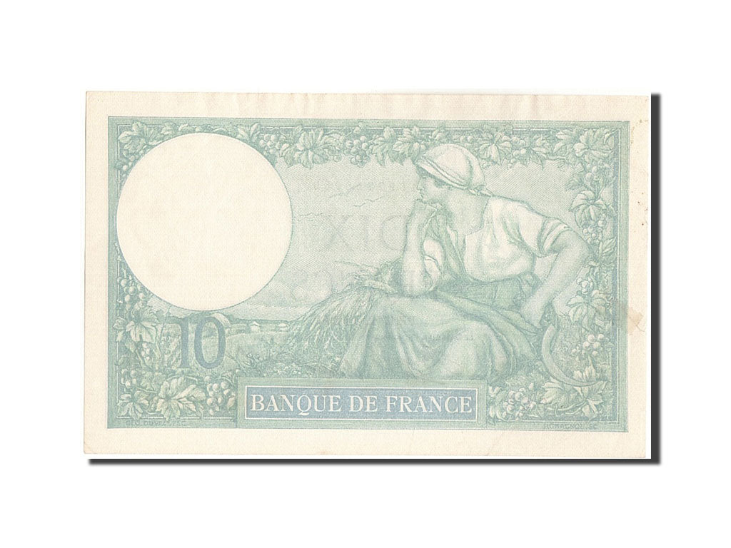 Banknot, Francja, 10 Francs, Minerve, 1936, 1936-12-17, AU(55-58), Fayette:6.17