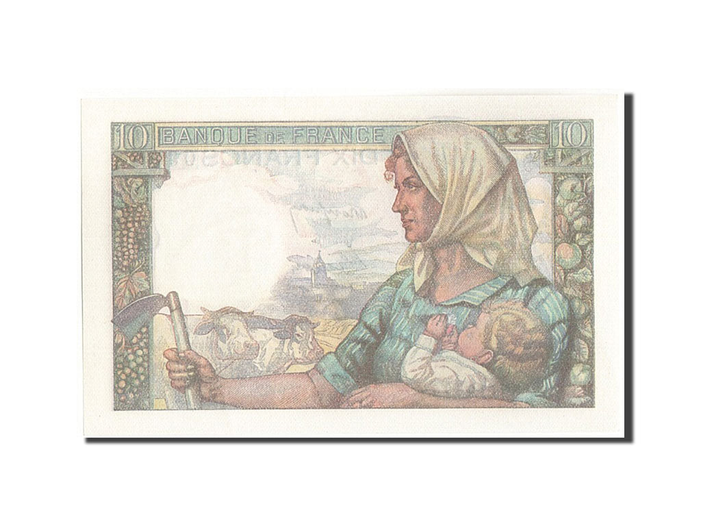 Banknote, France, 10 Francs, 10 F 1941-1949 ''Mineur'', 1947, 1947-10-30