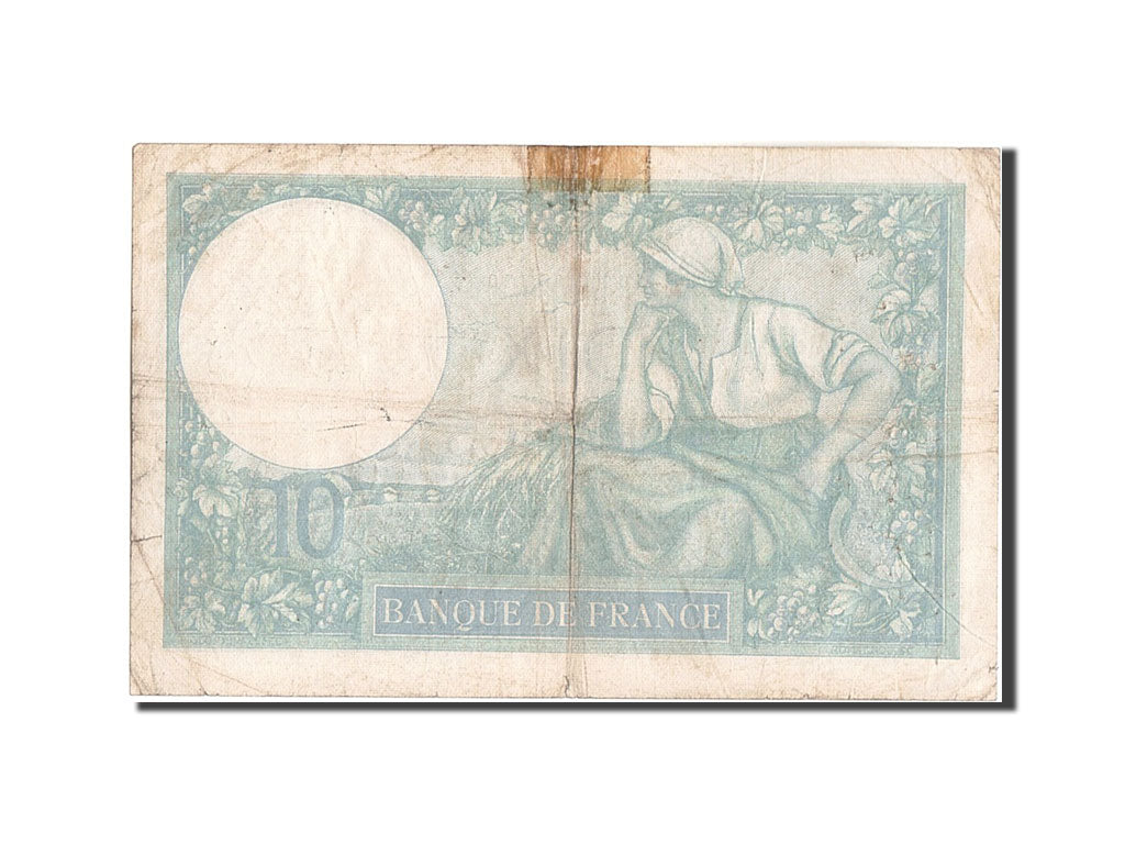 Banknot, Francja, 10 Francs, Minerve, 1936, 1936-12-17, F(12-15), Fayette:6.17