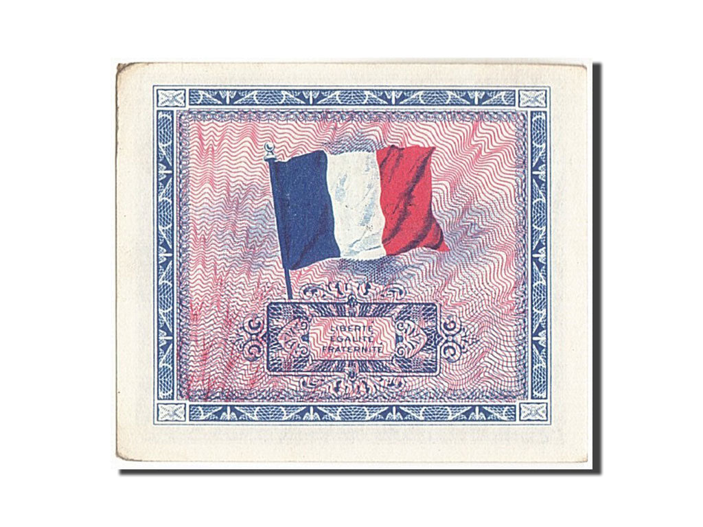 Banconote, Francia, 2 Francs, 1944 Flag/France, 1944, 1944, SPL-