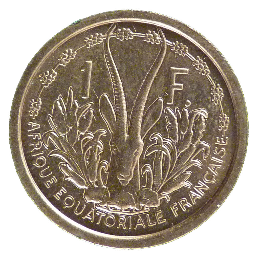 Coin, French Equatorial Africa, Franc, 1948, Paris, MS(65-70), Copper-nickel