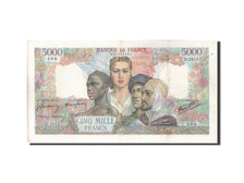 Billet, France, 5000 Francs, 5 000 F 1942-1947 ''Empire Français'', 1947