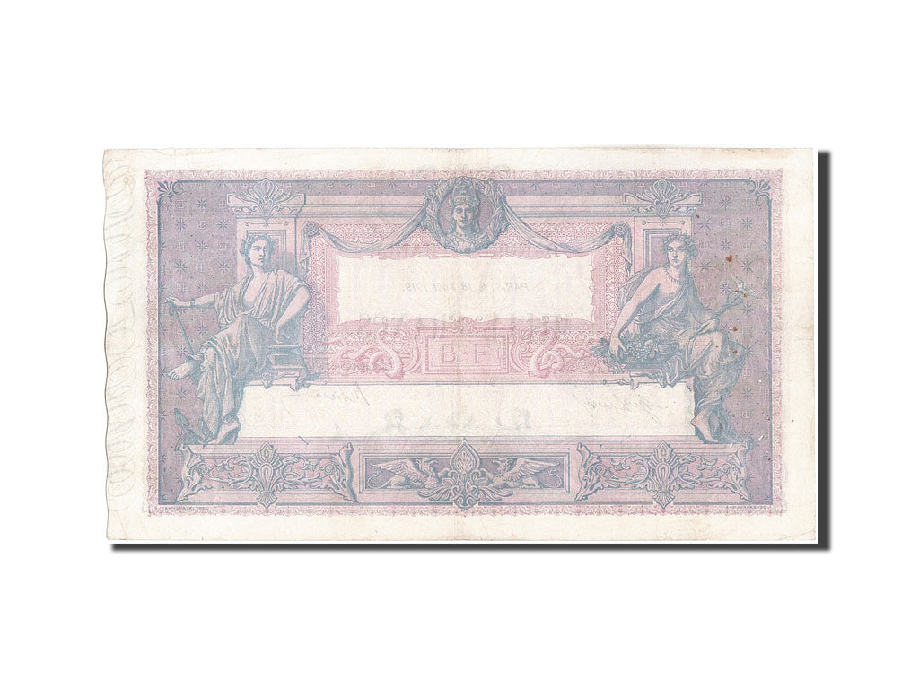 Banknote, France, 1000 Francs, 1 000 F 1889-1926 ''Bleu et Rose'', 1919