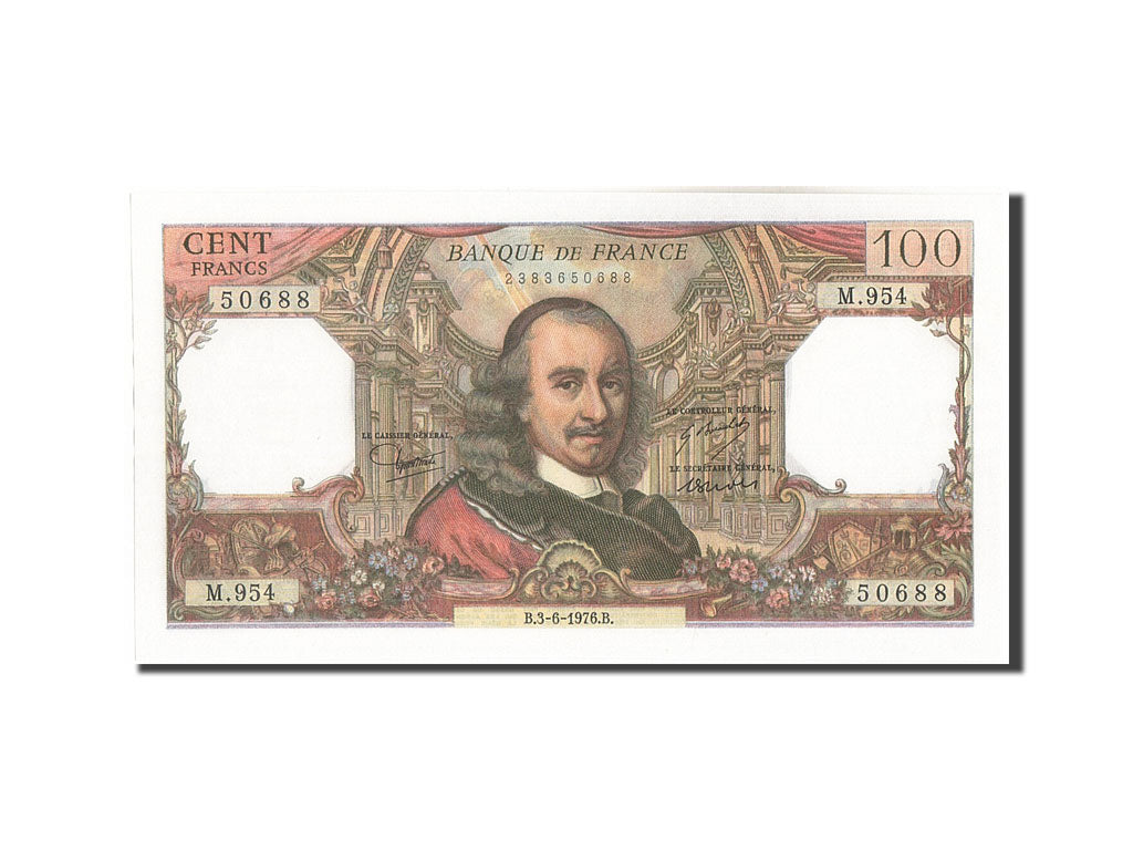 Billet, France, 100 Francs, 100 F 1964-1979 ''Corneille'', 1976, 1976-06-03