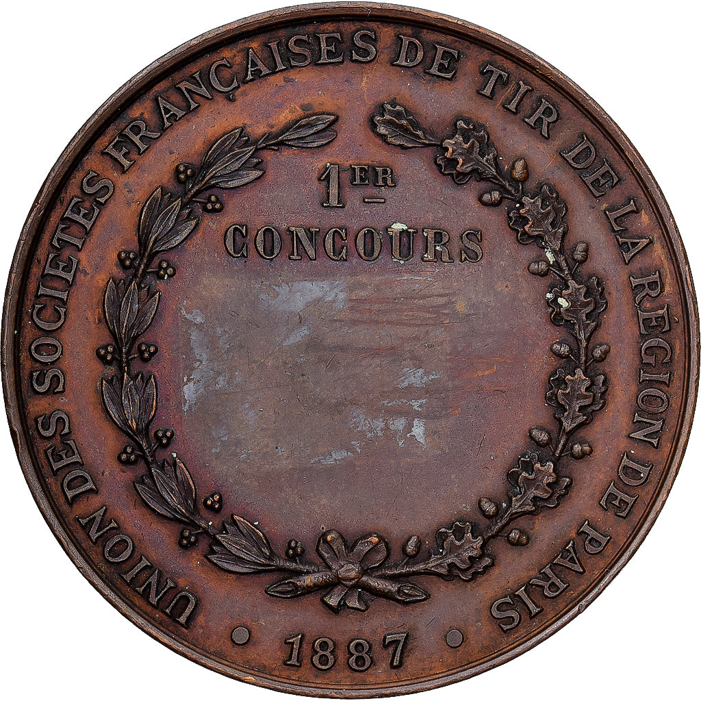 Frankreich, Medaille, Union des Sociétés Françaises de Tir de Paris, 1887