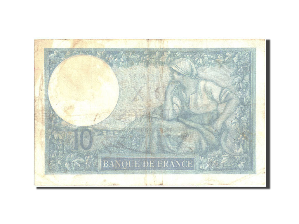 Banconote, Francia, 10 Francs, 10 F 1916-1942 ''Minerve'', 1936, 1936-12-17