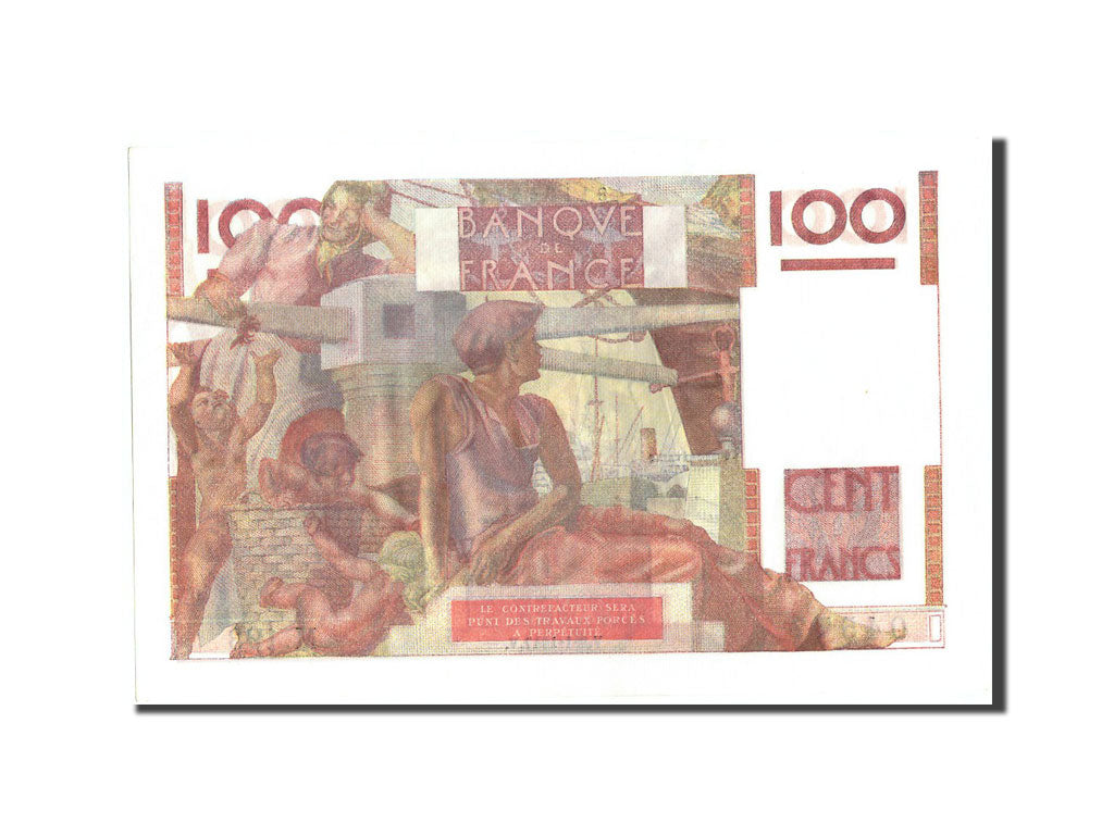 Banknote, France, 100 Francs, 100 F 1945-1954 ''Jeune Paysan'', 1947