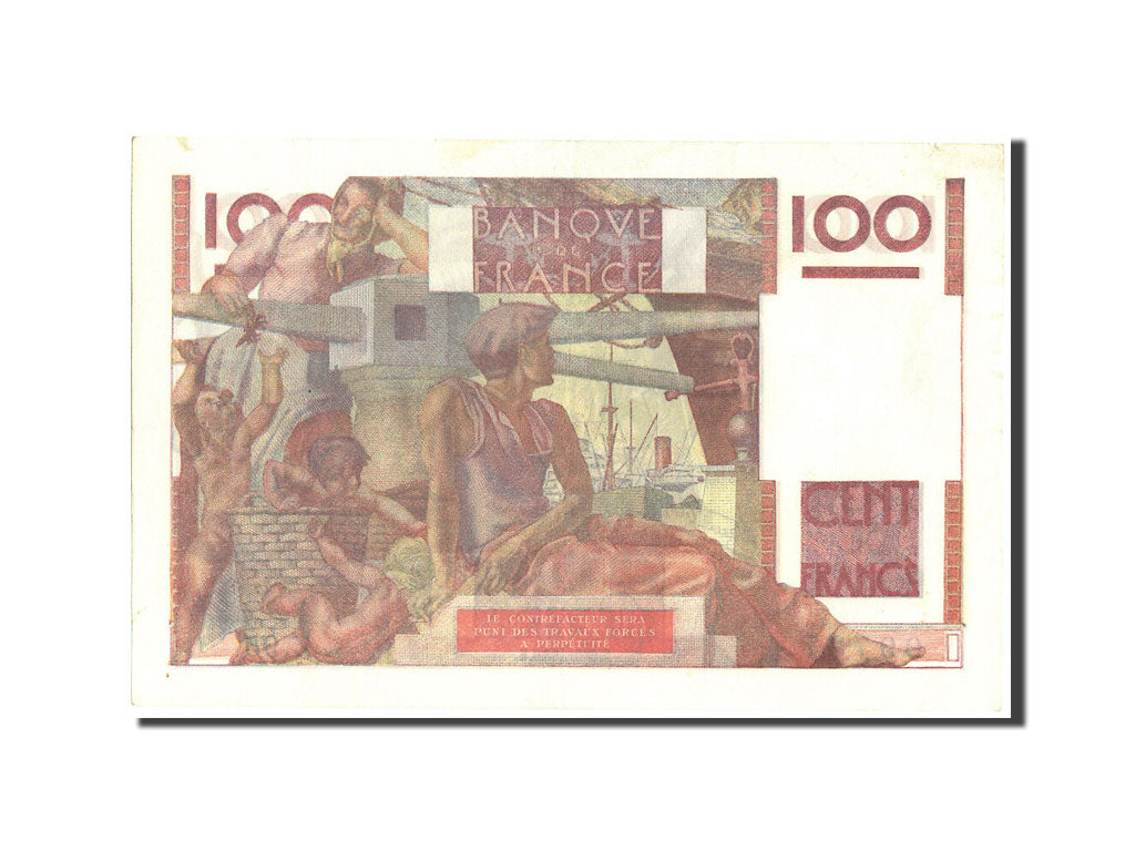 Banknot, Francja, 100 Francs, Jeune Paysan, 1946, 1946-09-05, UNC(60-62)