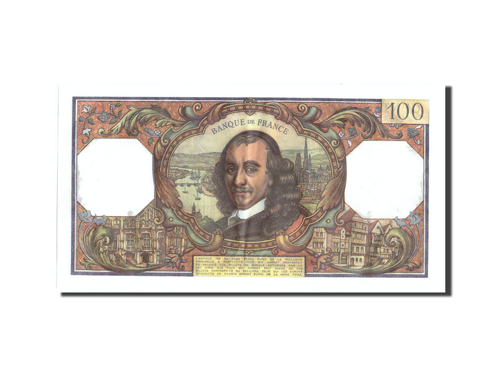 Banknot, Francja, 100 Francs, Corneille, 1975, 1975-05-15, AU(55-58)