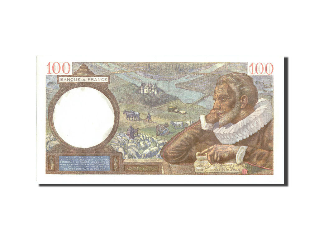 Billete, Francia, 100 Francs, 100 F 1939-1942 ''Sully'', 1941, 1941-10-02, SC+