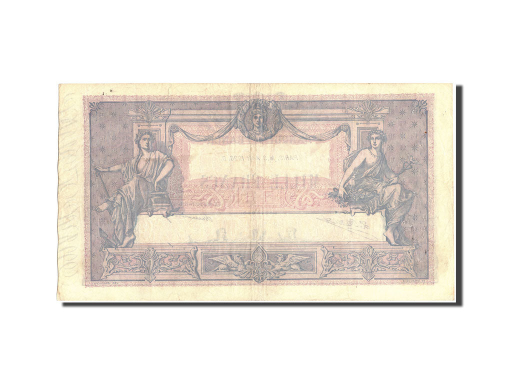 Biljet, Frankrijk, 1000 Francs, 1 000 F 1889-1926 ''Bleu et Rose'', 1926