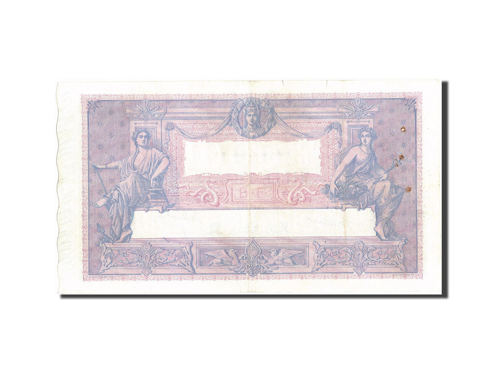 Geldschein, Frankreich, 1000 Francs, 1 000 F 1889-1926 ''Bleu et Rose'', 1912
