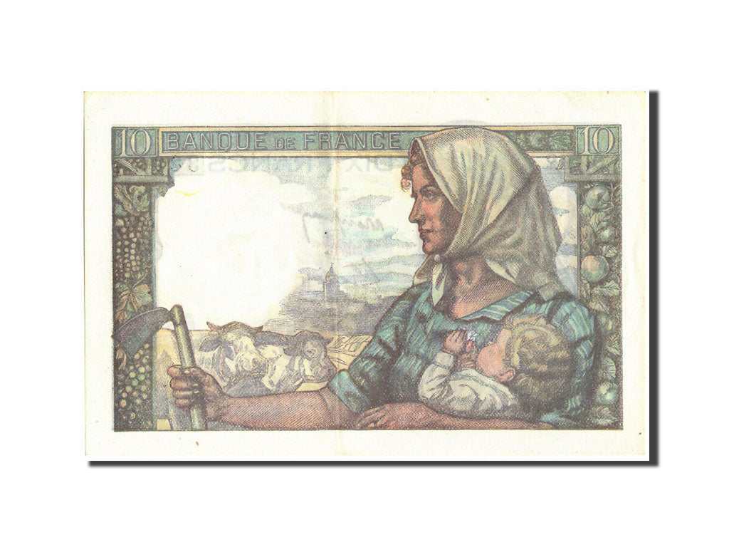 Billete, Francia, 10 Francs, 10 F 1941-1949 ''Mineur'', 1947, 1947-12-04, EBC+