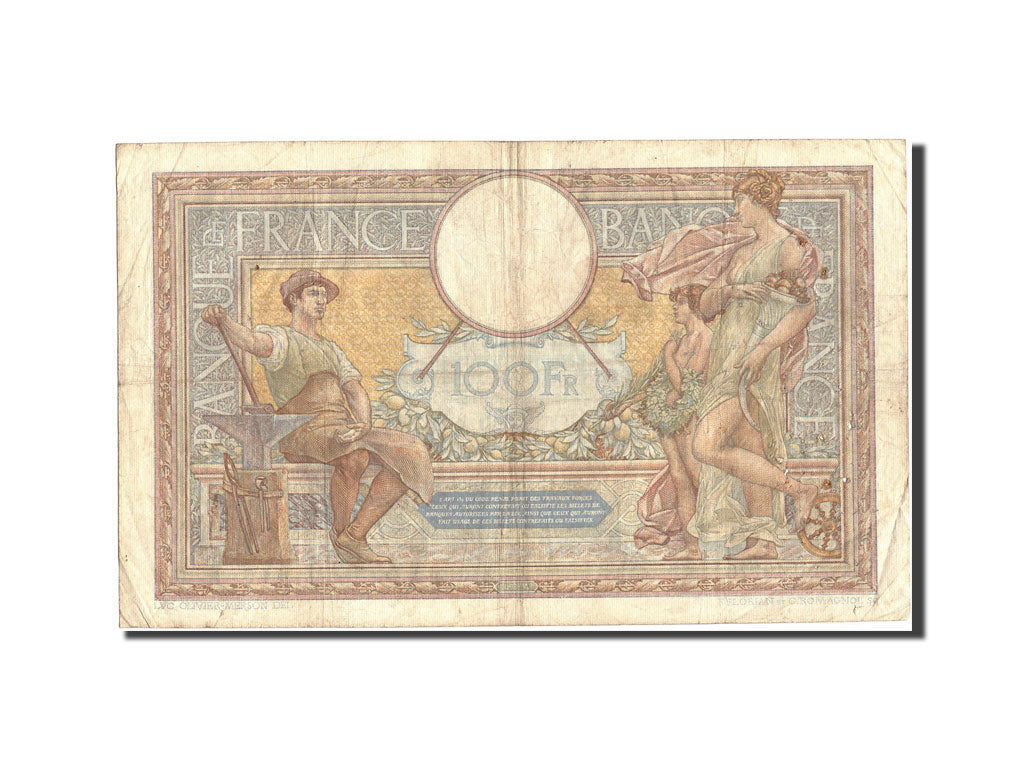 Billet, France, 100 Francs, 100 F 1908-1939 ''Luc Olivier Merson'', 1935