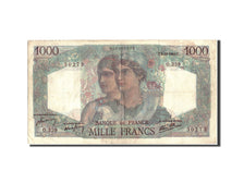 Banknote, France, 1000 Francs, 1 000 F 1945-1950 ''Minerve et Hercule'', 1946