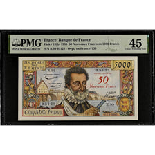France, 50 Nouveaux Francs on 5000 Francs, Henri IV, 1959-03-05, R.99, EF 45