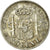 Coin, Spain, Alfonso XII, 50 Centimos, 1880, MS(60-62), Silver, KM:685