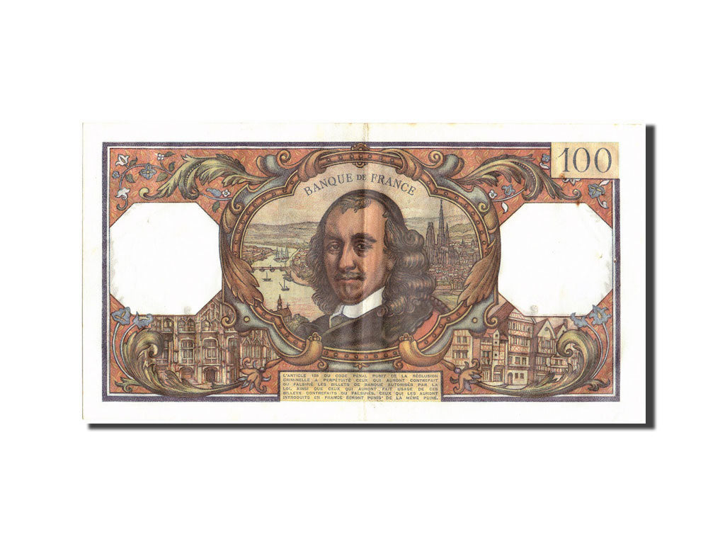Biljet, Frankrijk, 100 Francs, 100 F 1964-1979 ''Corneille'', 1967, 1967-02-02