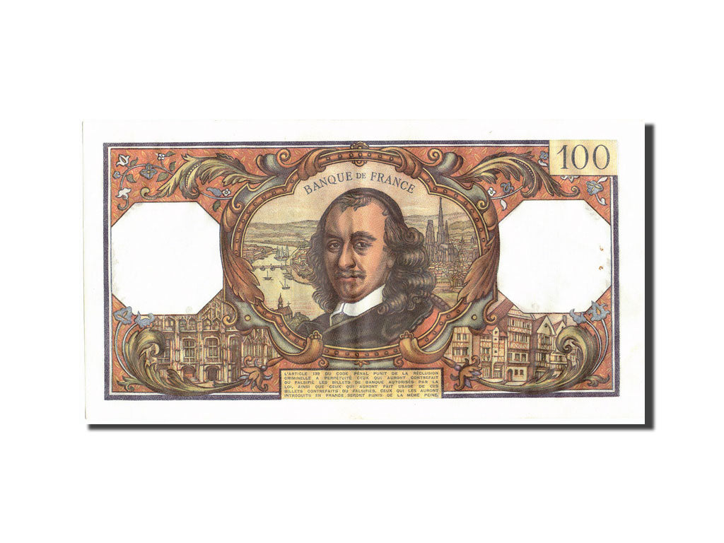Billet, France, 100 Francs, 100 F 1964-1979 ''Corneille'', 1967, 1967-12-07