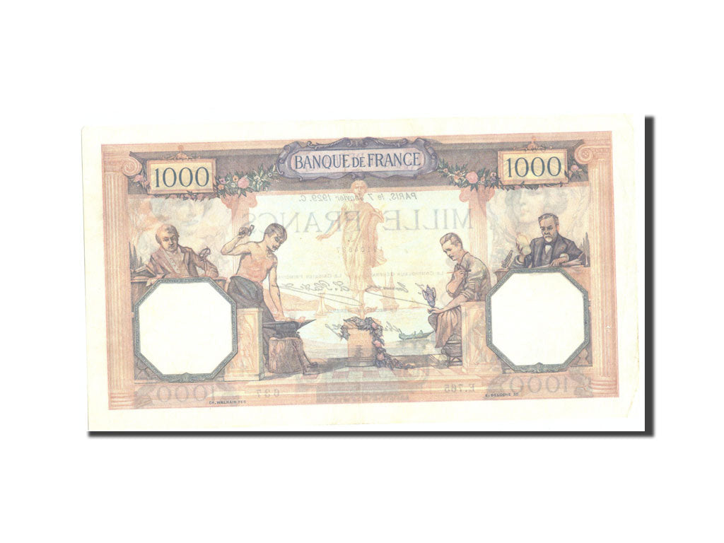 Banconote, Francia, 1000 Francs, 1 000 F 1927-1940 ''Cérès et Mercure'', 1929