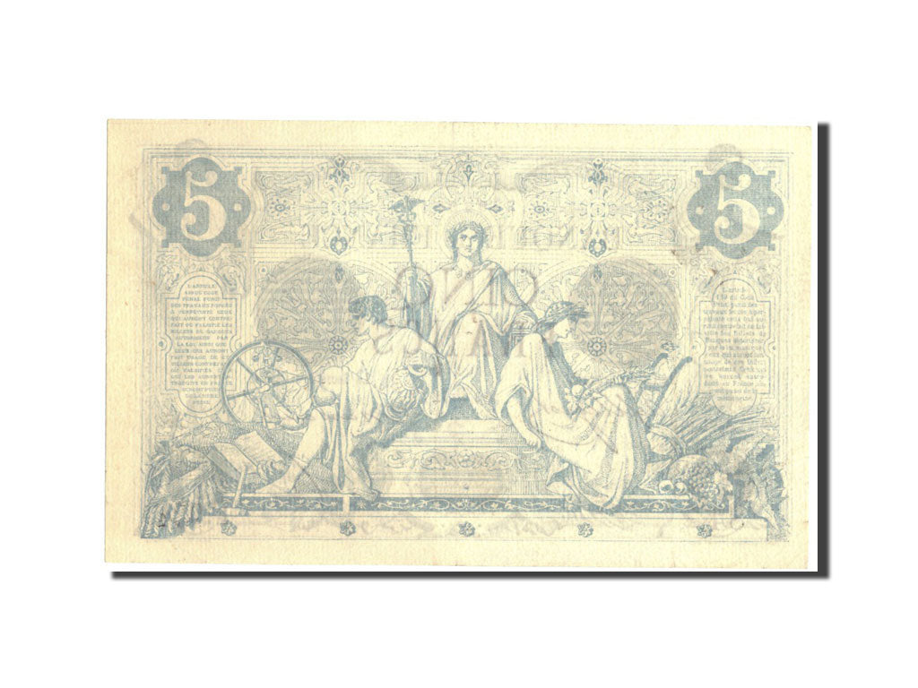 Billet, France, 5 Francs, 5 F 1871-1874 ''Noir'', 1872, 1872-09-05, SUP+