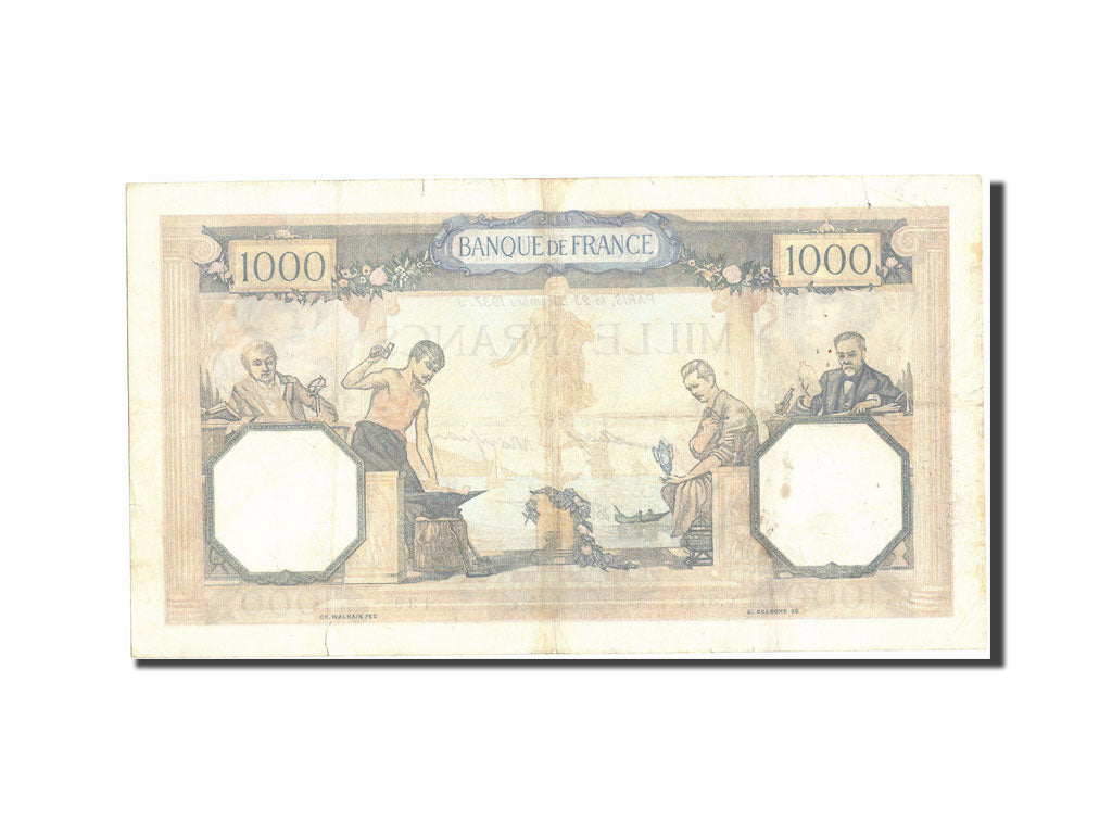 Billet, France, 1000 Francs, 1 000 F 1927-1940 ''Cérès et Mercure'', 1937
