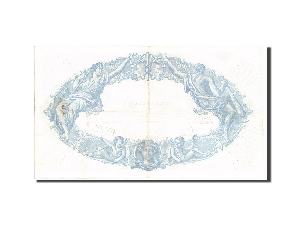 Geldschein, Frankreich, 500 Francs, 500 F 1888-1940 ''Bleu et Rose'', 1939