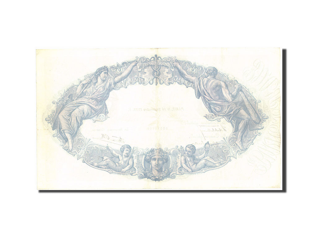 Geldschein, Frankreich, 500 Francs, 500 F 1888-1940 ''Bleu et Rose'', 1939