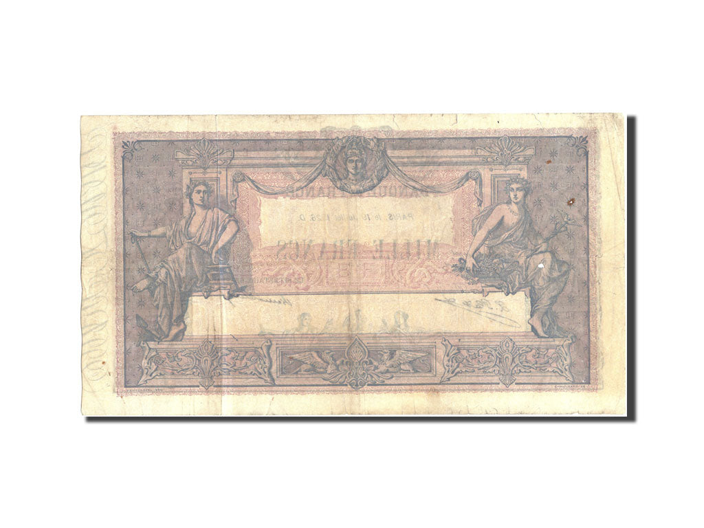 Banknot, Francja, 1000 Francs, Bleu et Rose, 1926, 1926-07-19, VF(30-35)