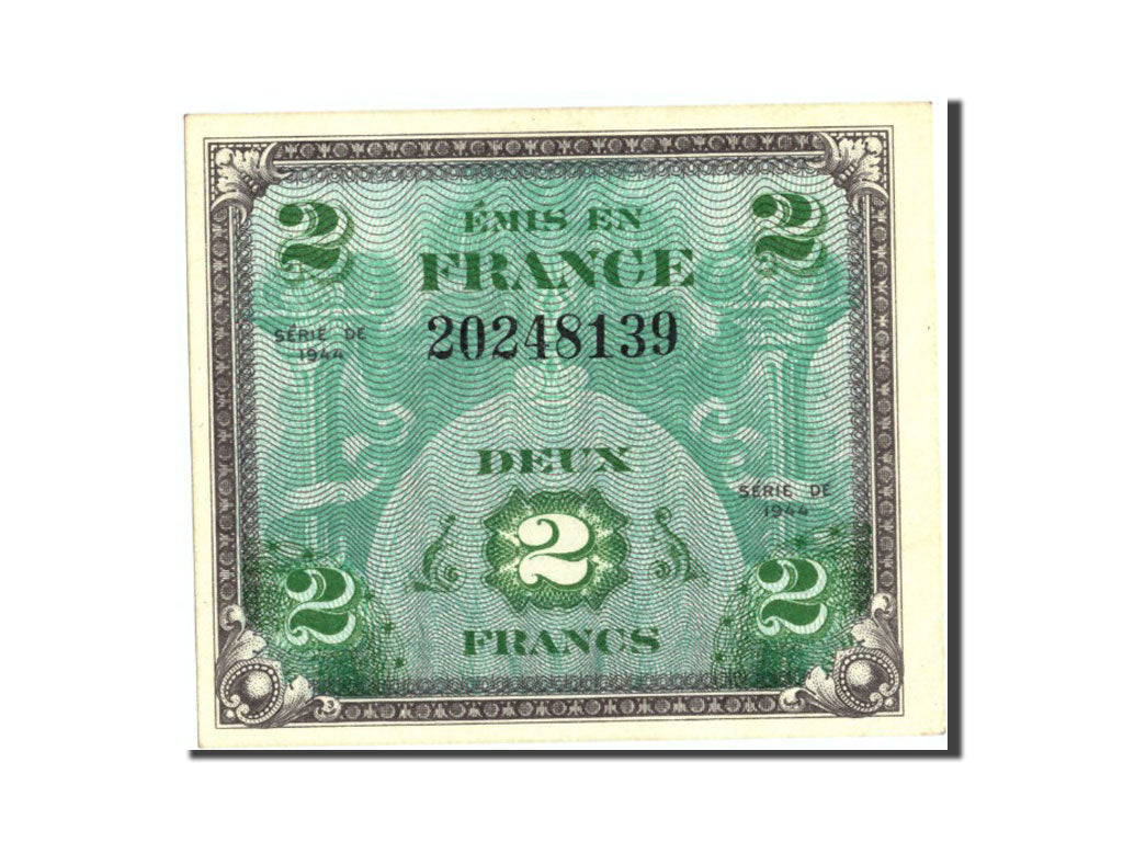 Banknote, France, 2 Francs, 1944 Flag/France, 1944, 1944, UNC(63)