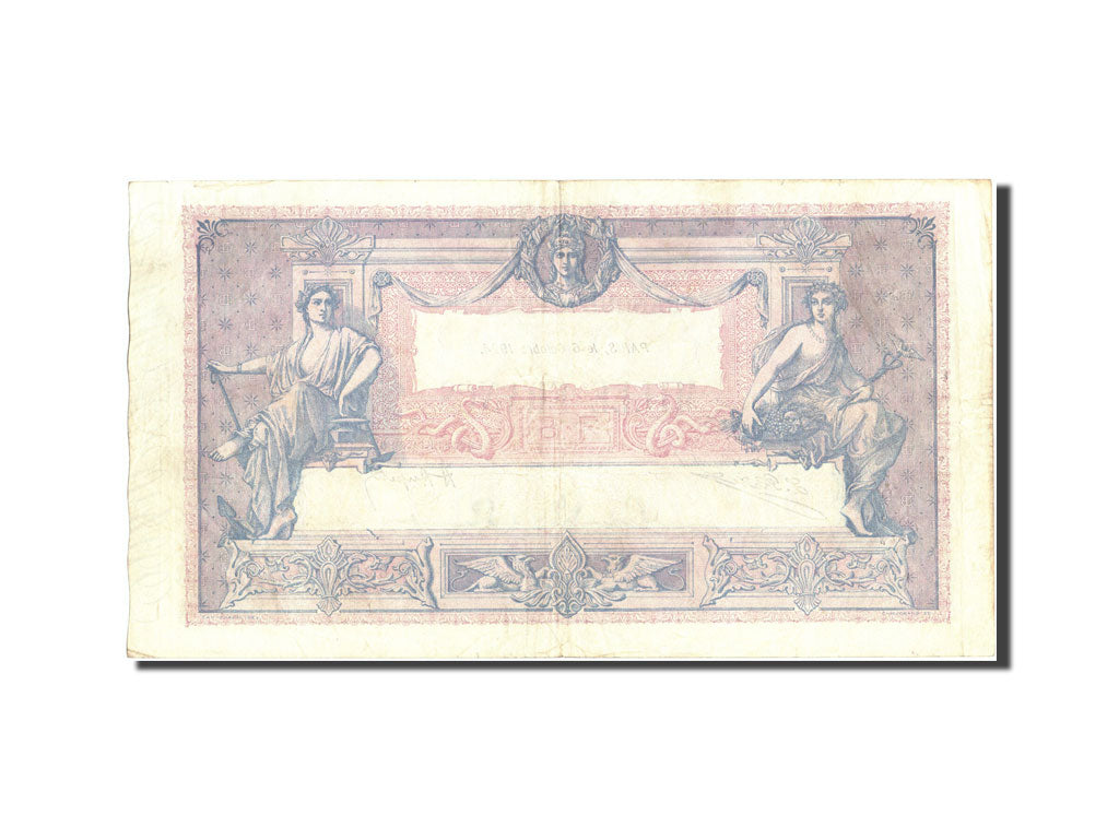 Biljet, Frankrijk, 1000 Francs, 1 000 F 1889-1926 ''Bleu et Rose'', 1924