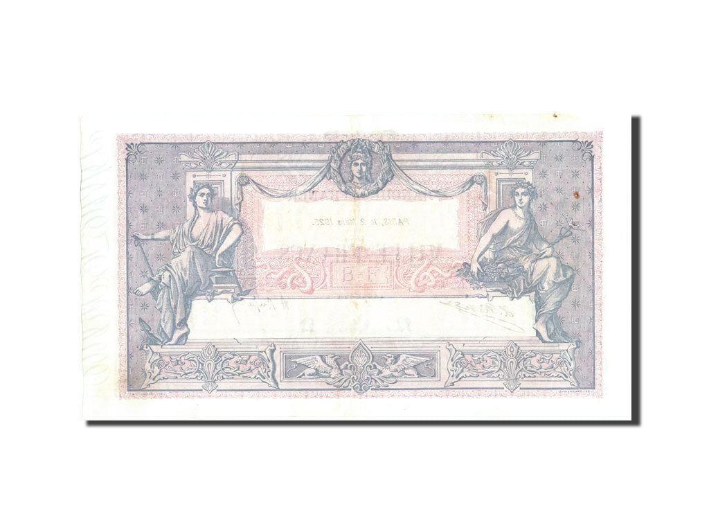 Biljet, Frankrijk, 1000 Francs, 1 000 F 1889-1926 ''Bleu et Rose'', 1925