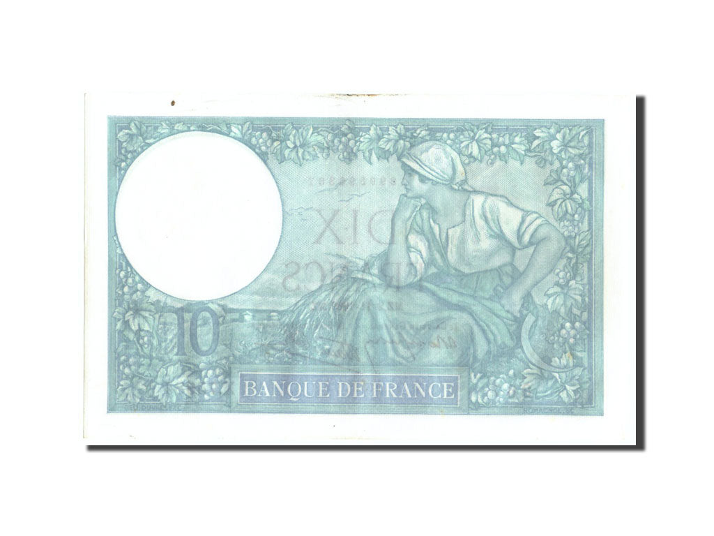 Banknote, France, 10 Francs, 10 F 1916-1942 ''Minerve'', 1939, 1939-11-02