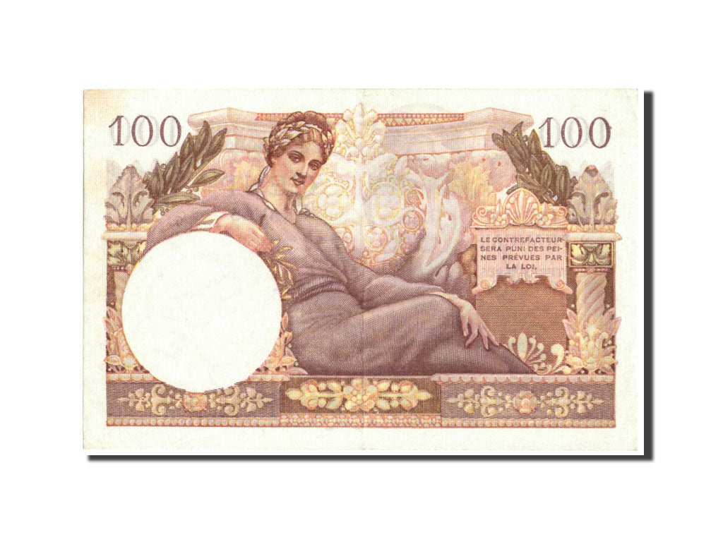 Biljet, Frankrijk, 100 Francs, 1947 French Treasury, 1947, 1947, SUP+