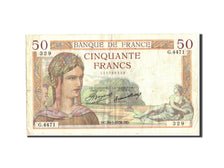 Banknote, France, 50 Francs, 50 F 1934-1940 ''Cérès'', 1936, 1936-05-28