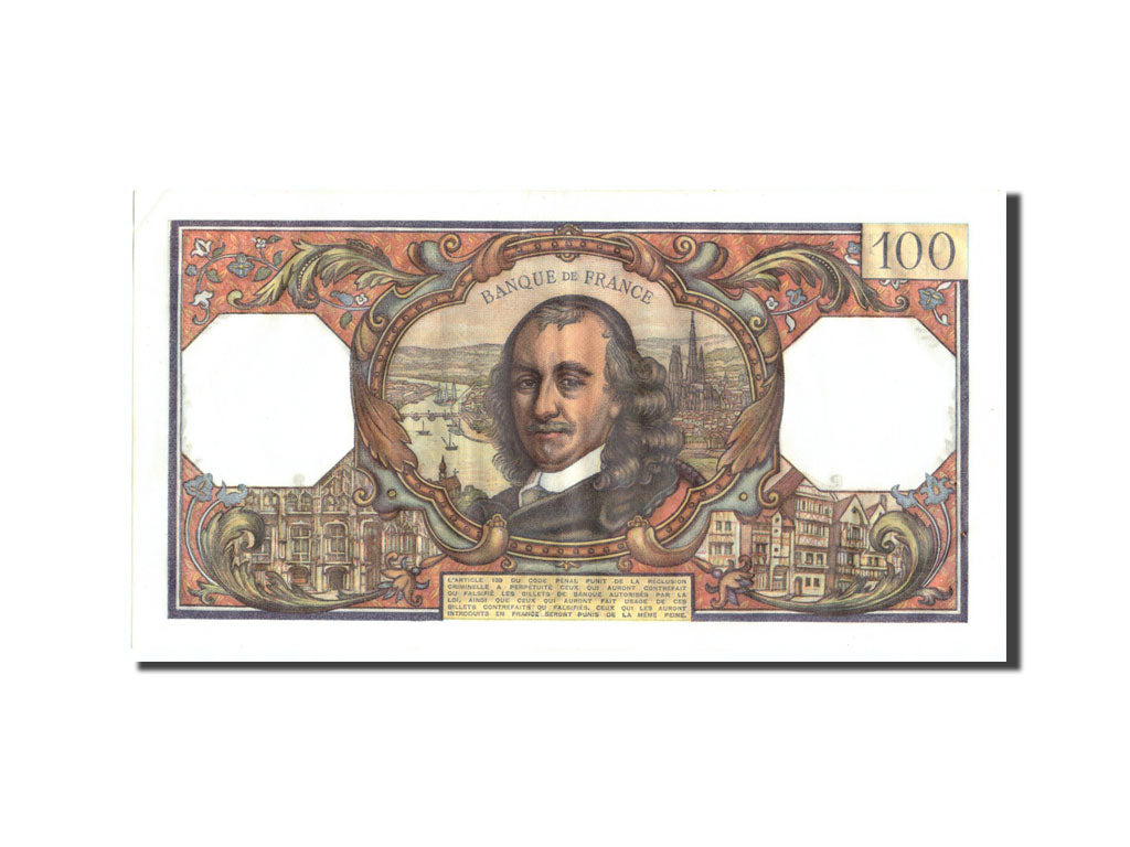 Geldschein, Frankreich, 100 Francs, 100 F 1964-1979 ''Corneille'', 1965