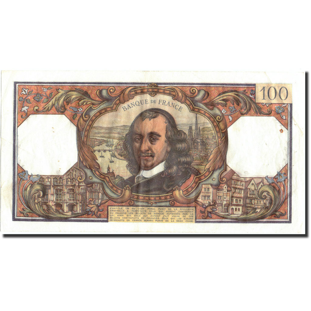 Billet, France, 100 Francs, 100 F 1964-1979 ''Corneille'', 1967, 1967-10-05