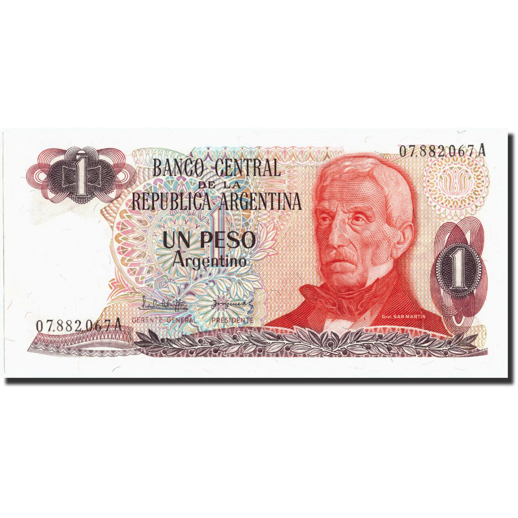 Billete, 1 Peso Argentino, Undated (1983-84), Argentina, KM:311a, Undated