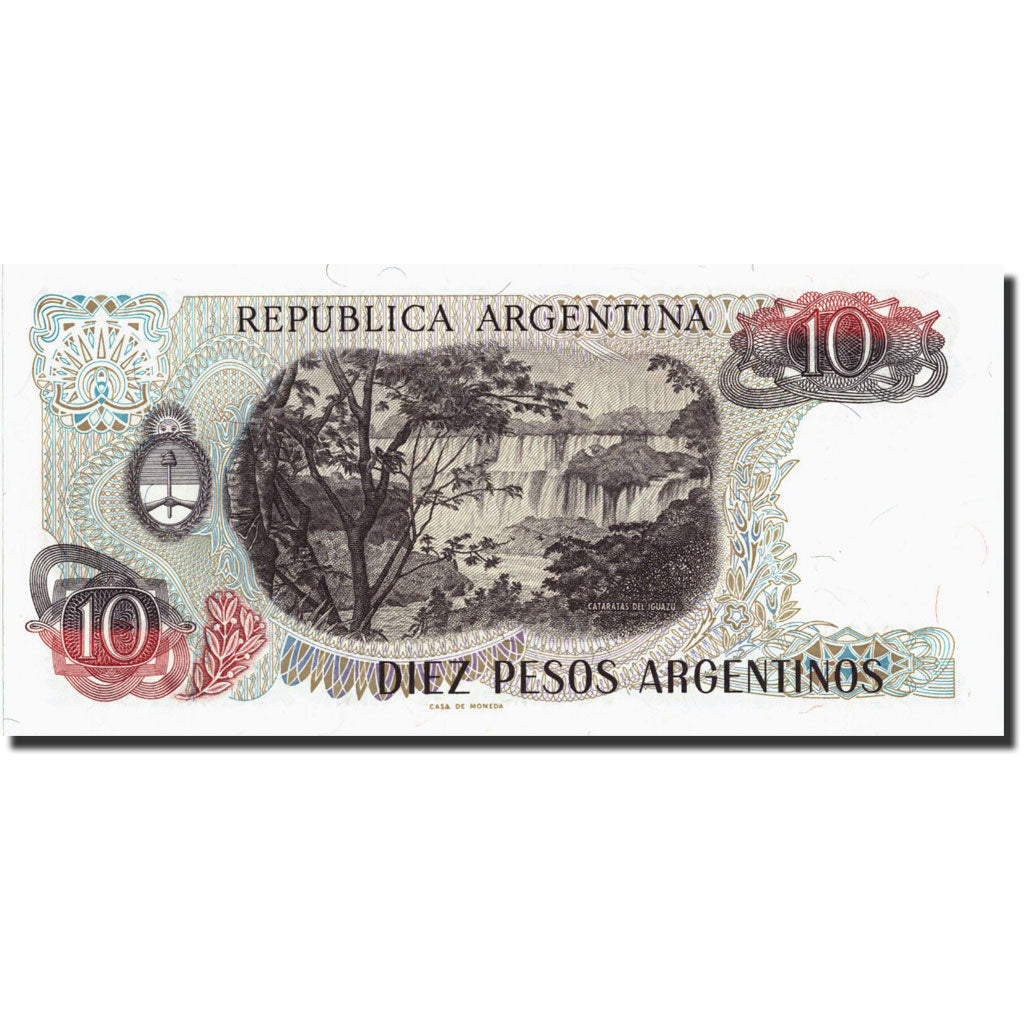 Billete, 10 Pesos, Undated (1983-84), Argentina, KM:S2313, Undated (1983-1984)