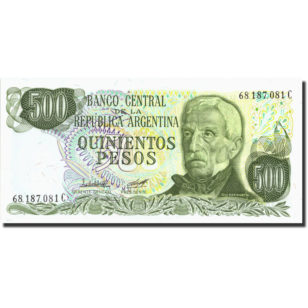 Banknote, Argentina, 500 Pesos, Undated (1977-82), Undated (1977-1982), KM:303c