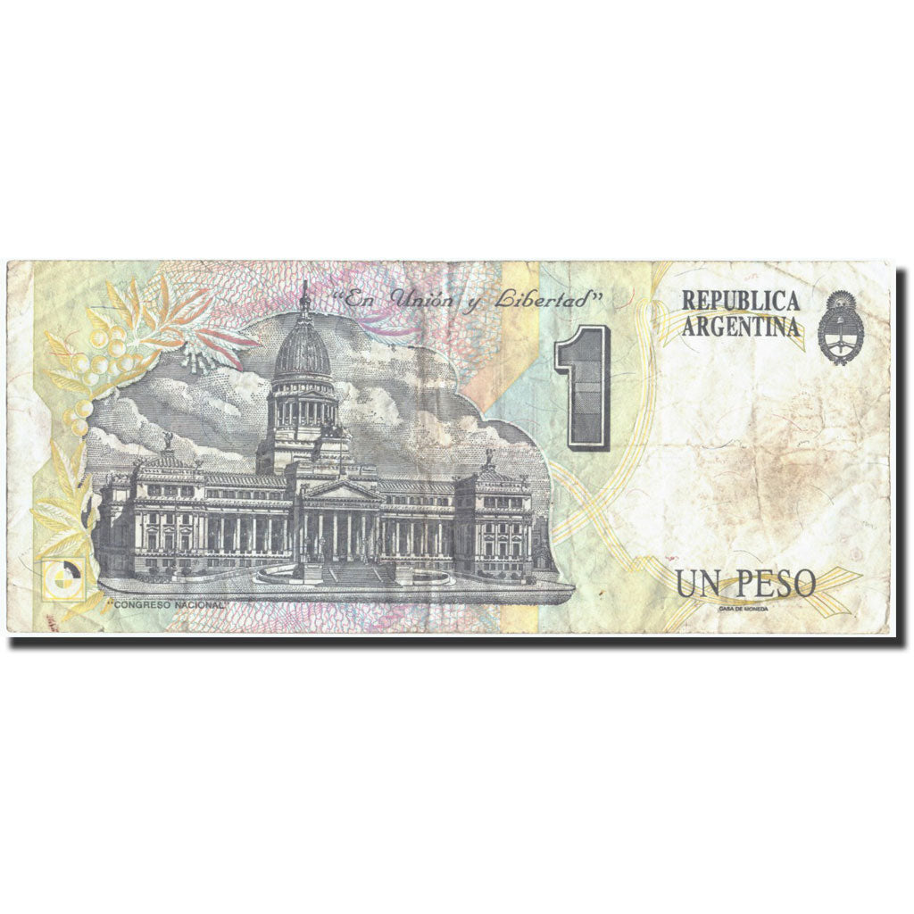 Geldschein, Argentinien, 1 Peso, Undated (1992-1994), Undated (1992-1994)